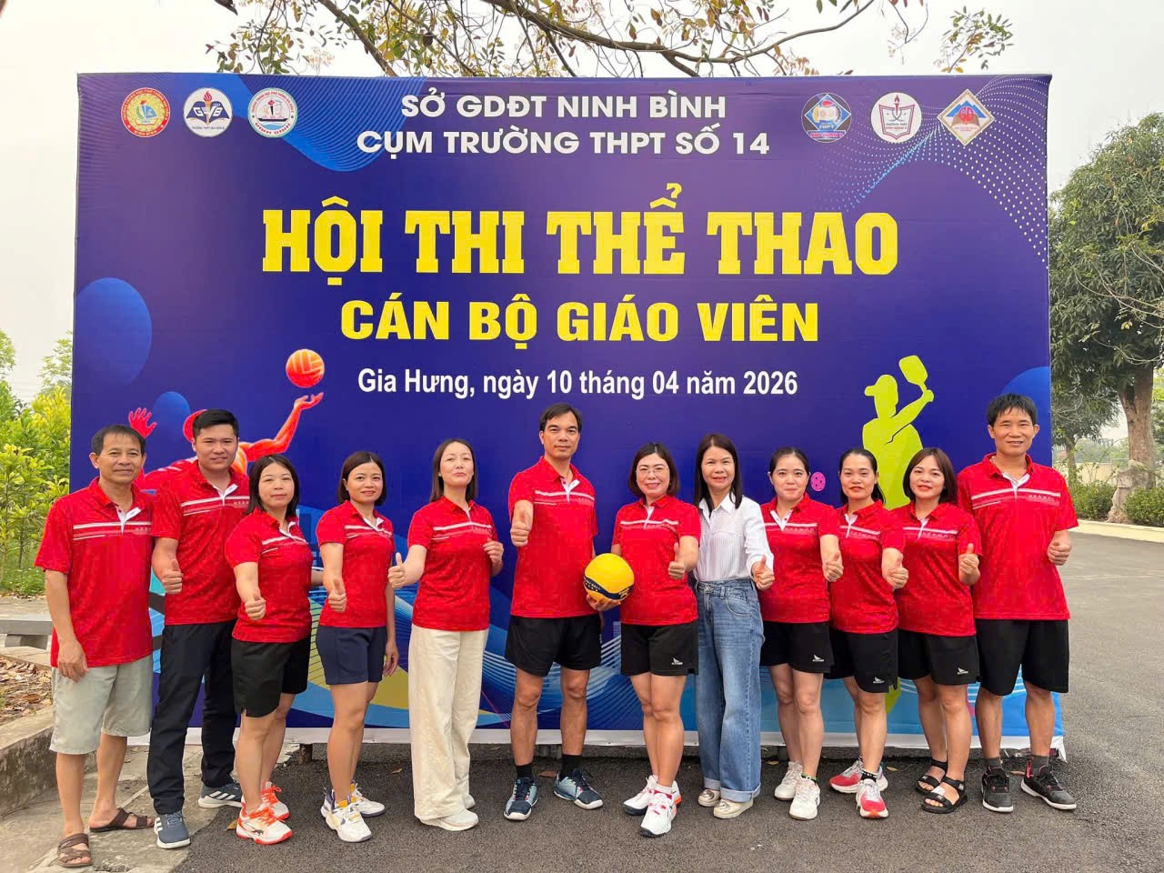 Không khí hội thi thể thao