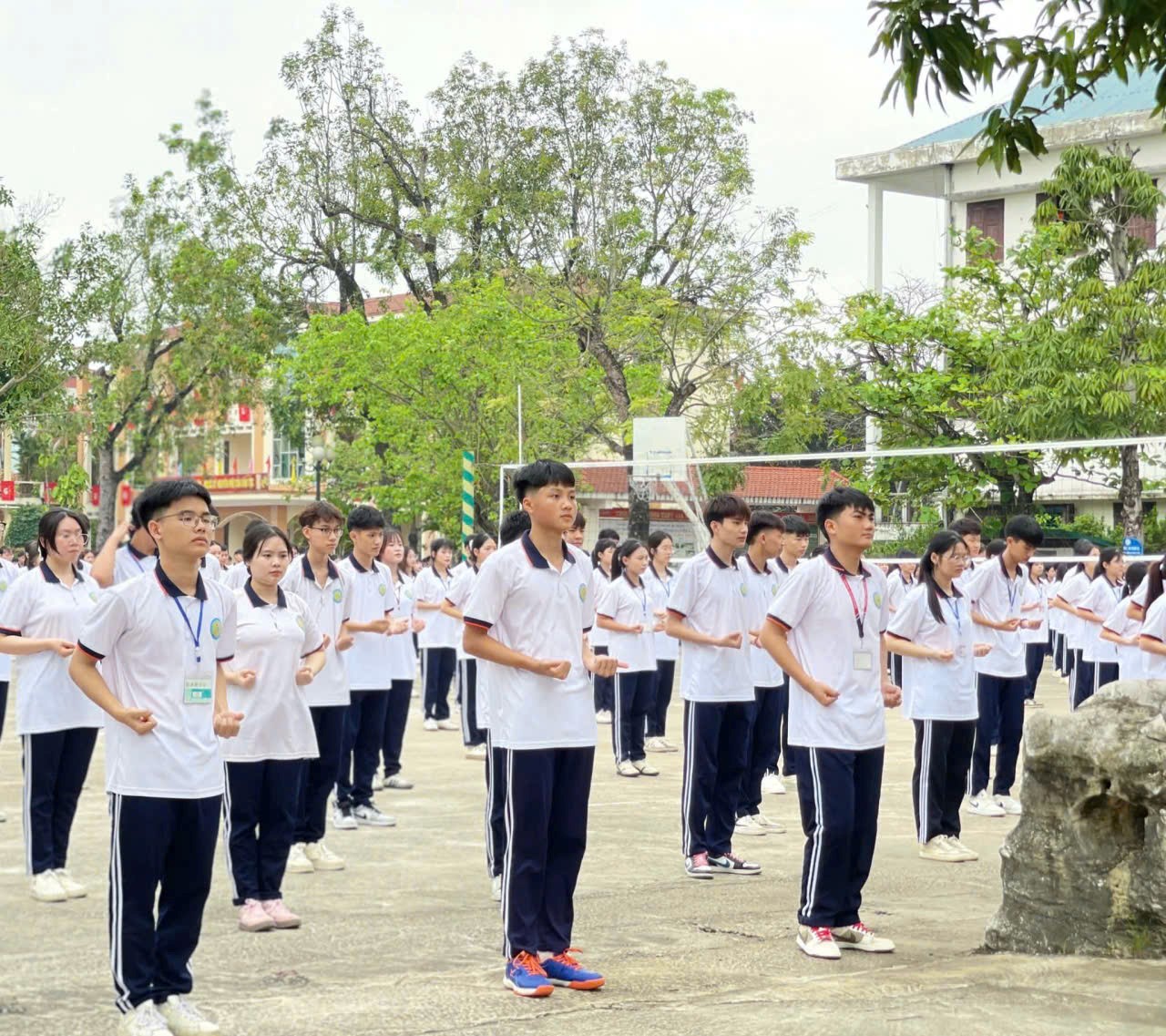 Màn đồng diễn võ nhạc đầy khí thế