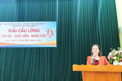 KHAI MẠC GIẢI CẦU LÔNG CÁN BỘ GIÁO VIÊN NHÂN VIÊN LẦN THỨ I NĂM HỌC 2020 – 2021