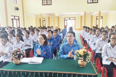 KẾT NẠP ĐOÀN VIÊN MỚI NĂM HỌC 2020 – 2021