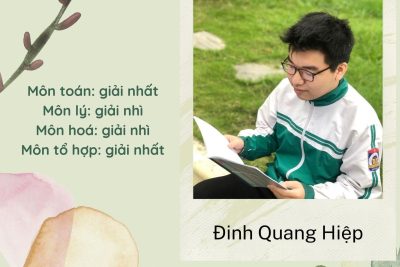 NHỮNG HỌC SINH ĐẠT GIẢI NHẤT TRONG KÌ THI CHỌN HSG CẤP TỈNH – NIỀM TỰ HÀO CỦA TRƯỜNG THPT GIA VIỄN A