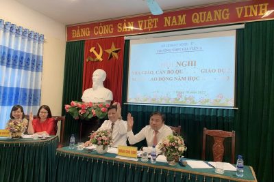 HỘI NGHỊ NHÀ GIÁO, CÁN BỘ QUẢN LÝ GIÁO DỤC VÀ NGƯỜI LAO ĐỘNG NĂM HỌC 2022-2023