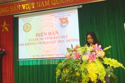 DIỄN ĐÀN  XÂY DỰNG TÌNH BẠN ĐẸP – NÓI KHÔNG VỚI  BẠO LỰC HỌC ĐƯỜNG